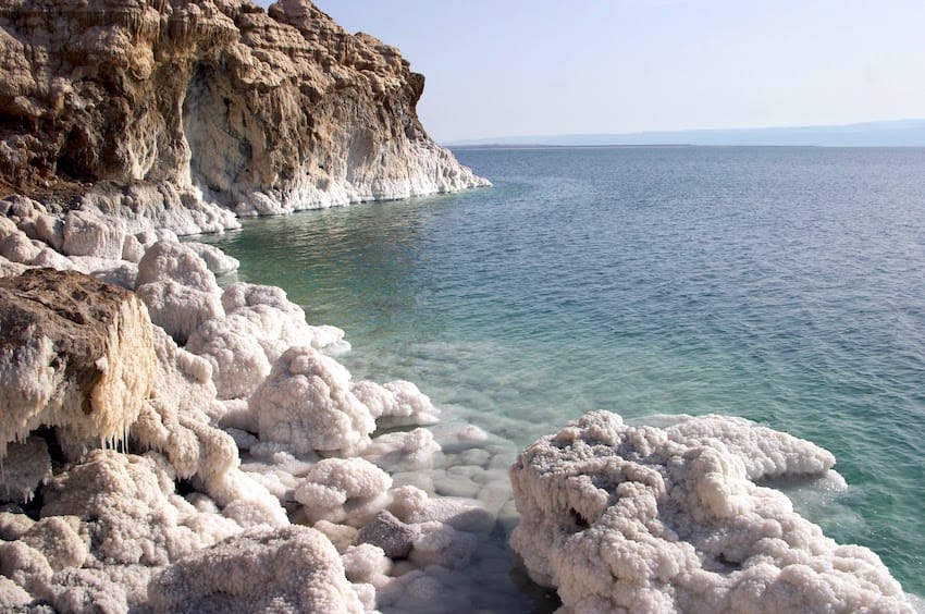 Dead Sea coast, Jordan.