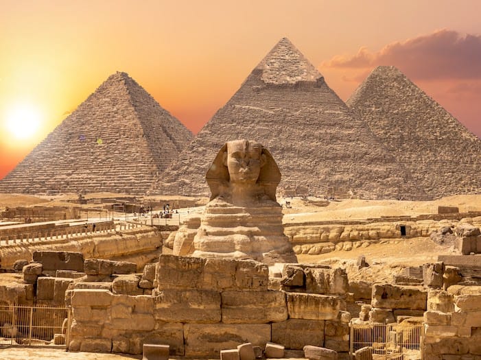 Egypt tour from Canada - Giza Pyramids and the Sphinx